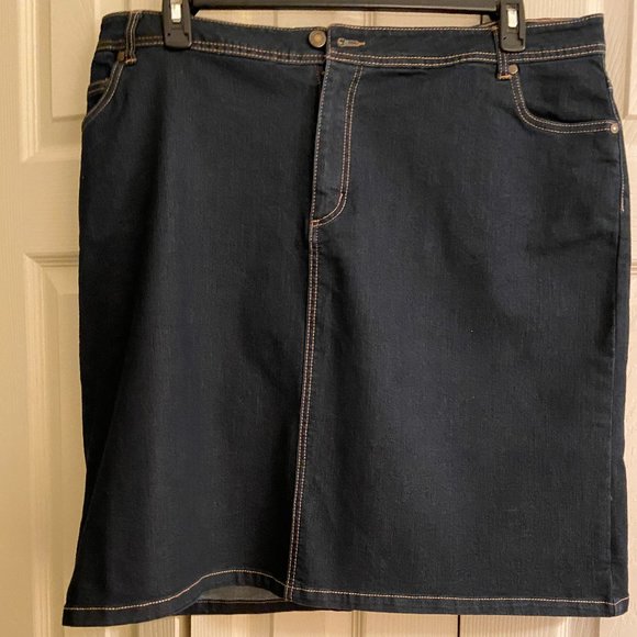 Jessica London Denim Skirt - Picture 1 of 3